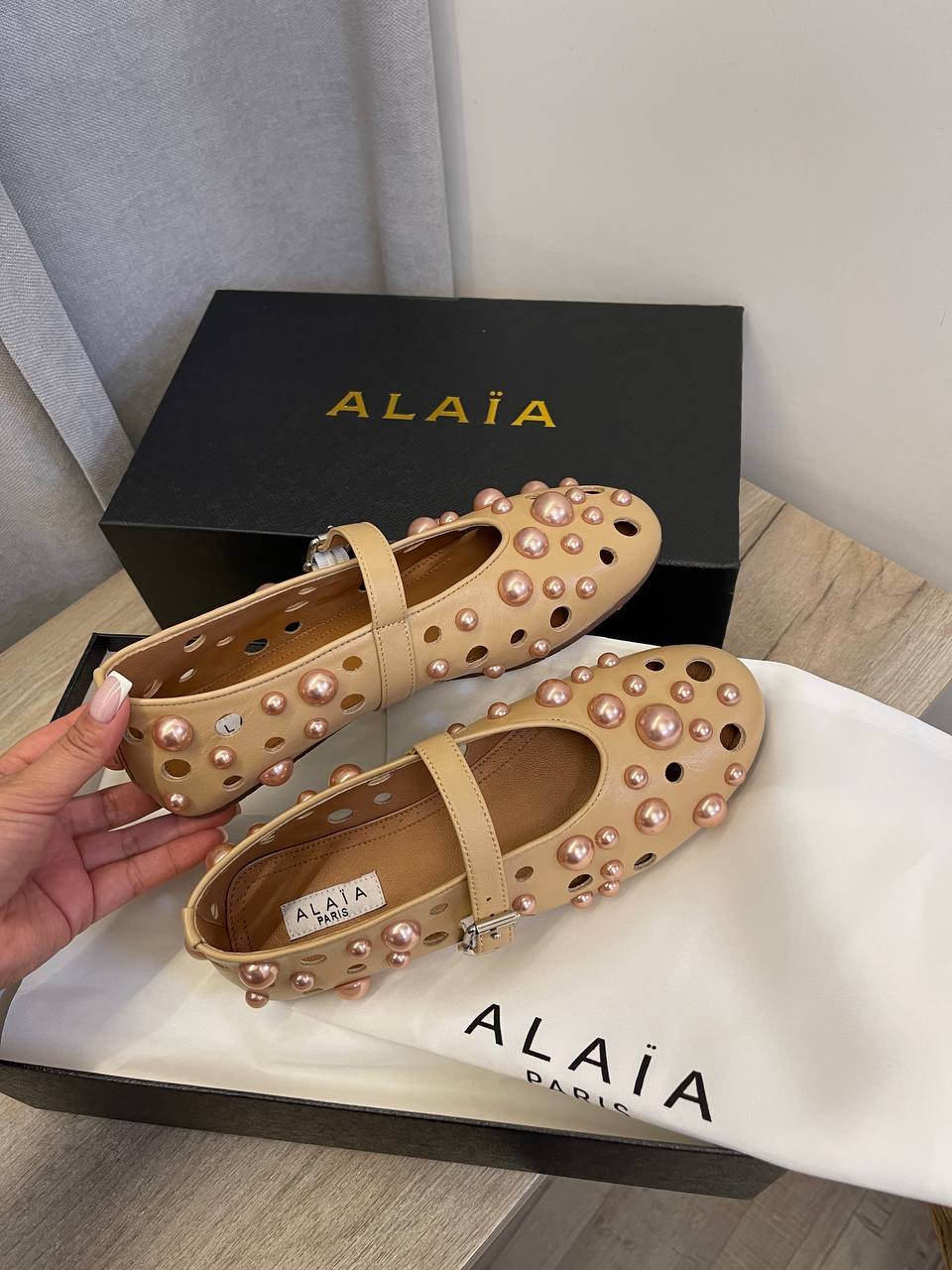 Балетки Alaia премиальные BP-53572 Балетки Alaia премиальные BP-53572