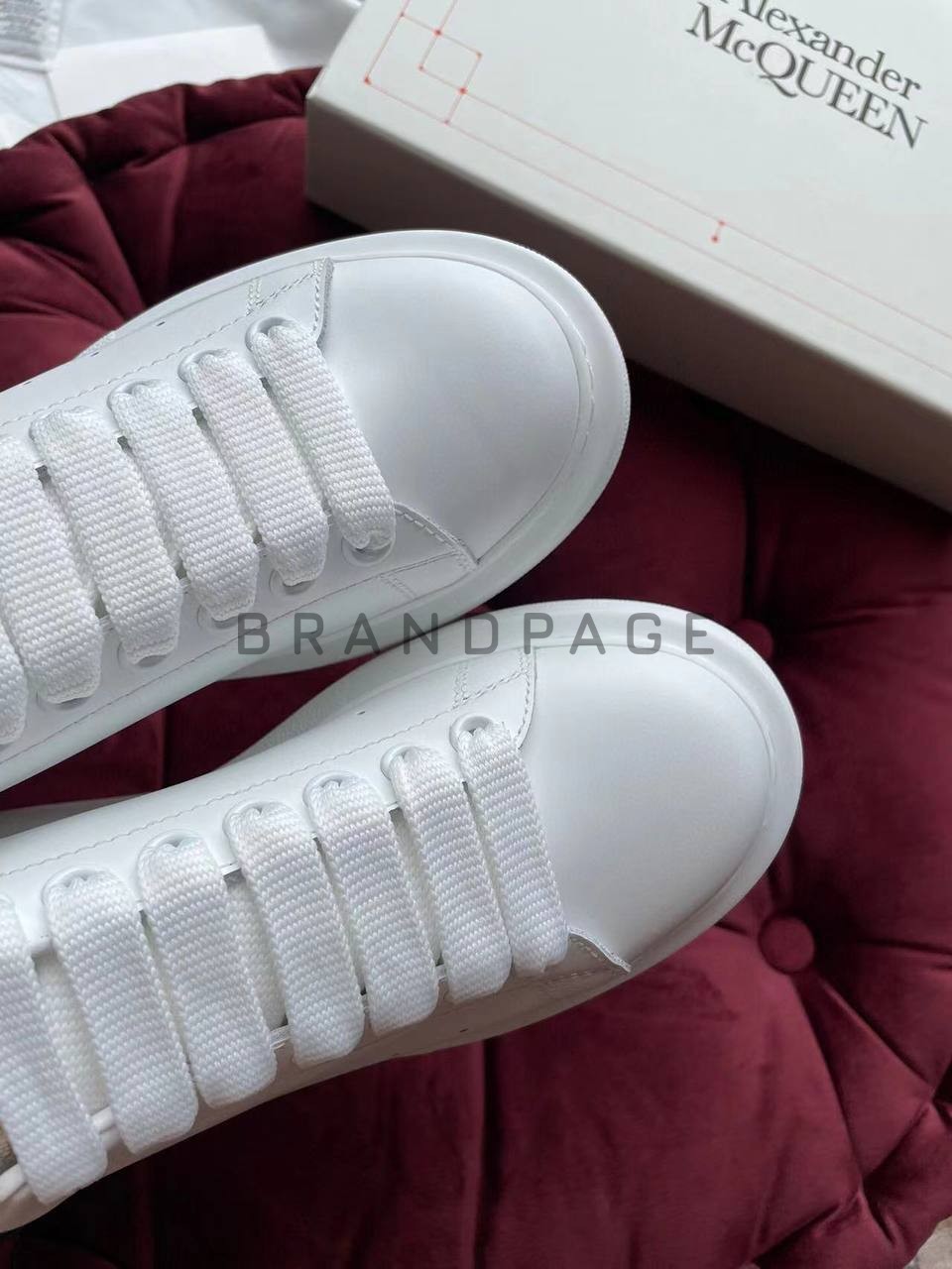 Кожаные кроссовки Alexander McQueen BPLUX12494 Кожаные кроссовки Alexander McQueen BPLUX12494