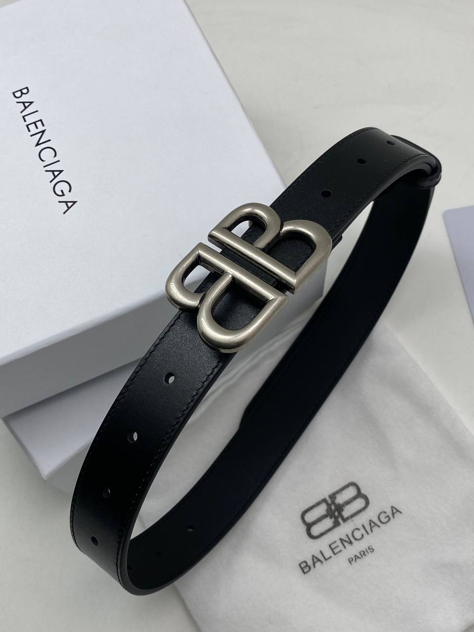 Ремень черный Balenciaga BP-50552280 Ремень черный Balenciaga BP-50552280