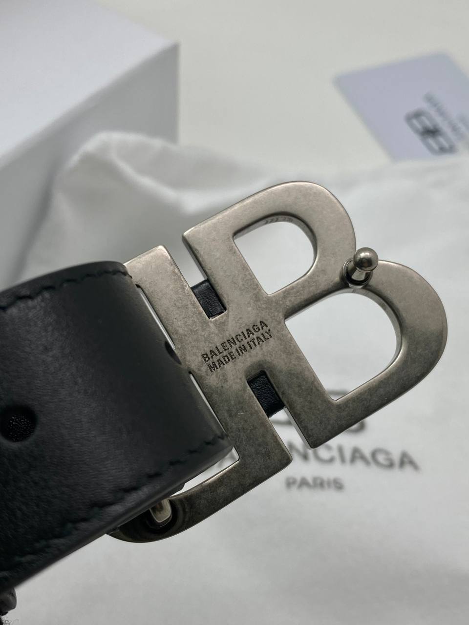 Ремень черный Balenciaga BP-50552280 Ремень черный Balenciaga BP-50552280