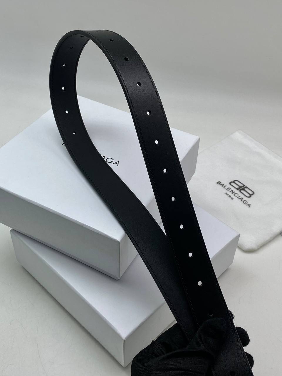 Ремень черный Balenciaga BP-50552280 Ремень черный Balenciaga BP-50552280