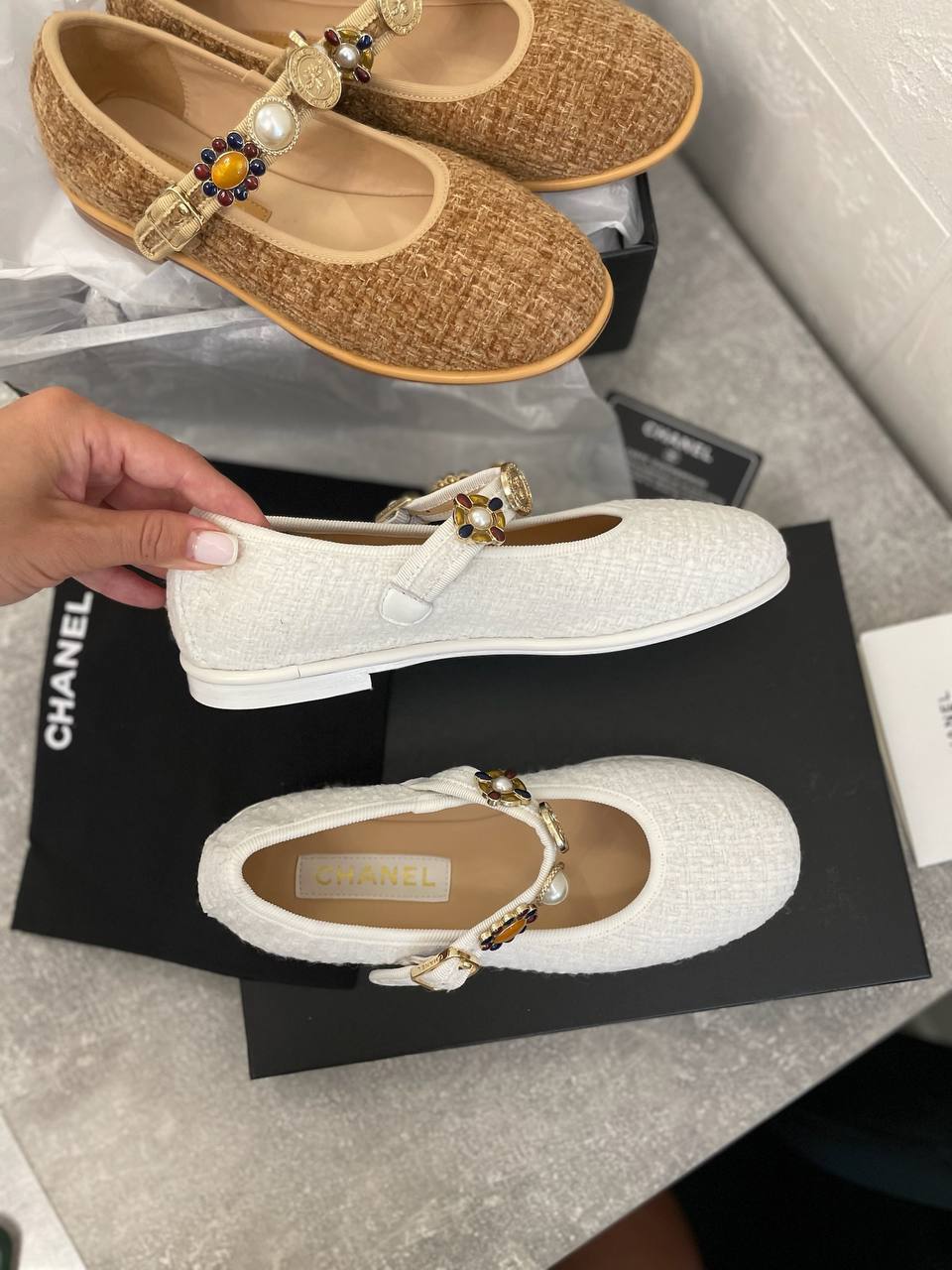 Балетки Chanel премиальные BP-52477 Балетки Chanel премиальные BP-52477