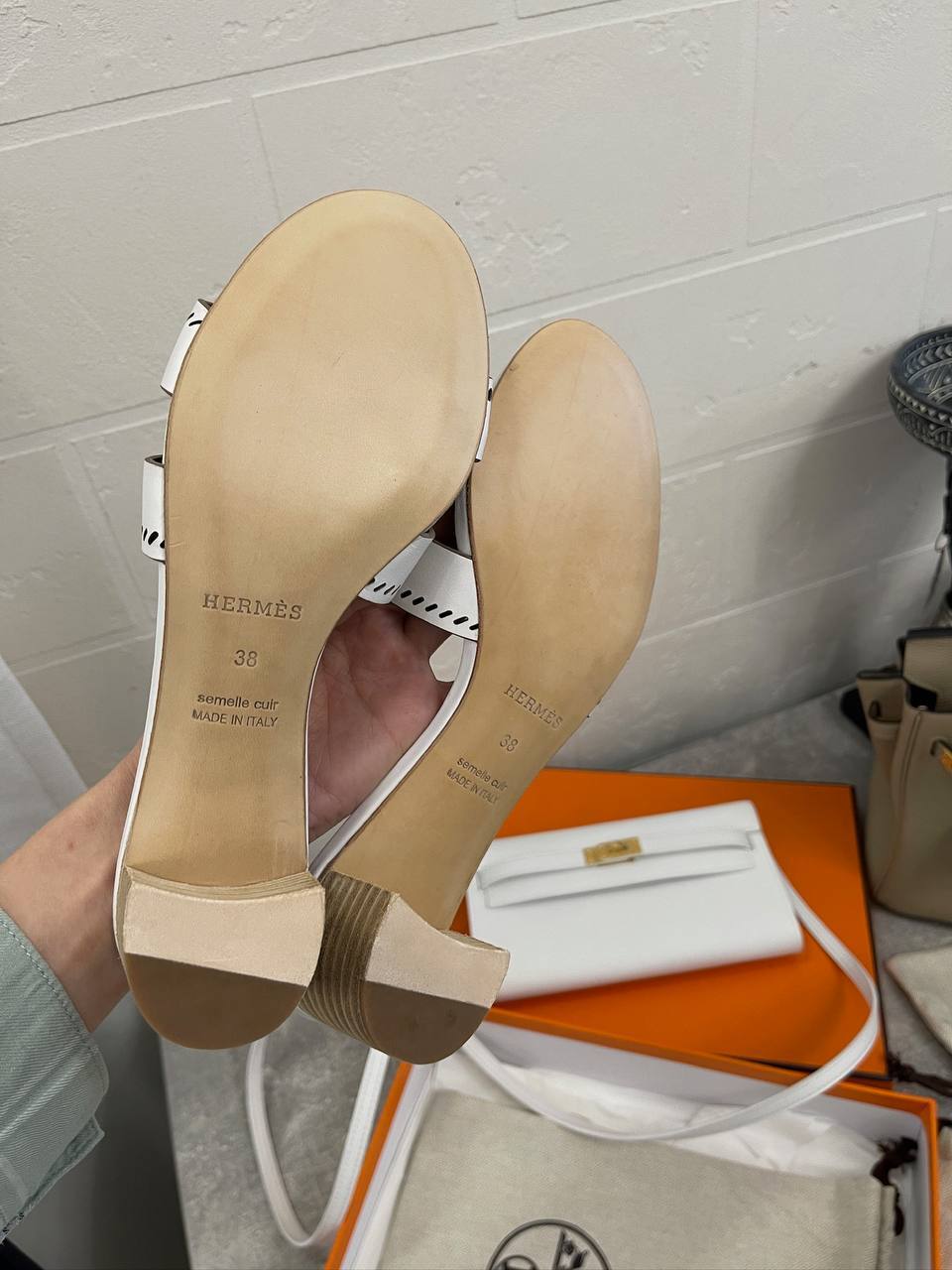 Сандалии трендовые Hermes BP-49582 Сандалии трендовые Hermes BP-49582