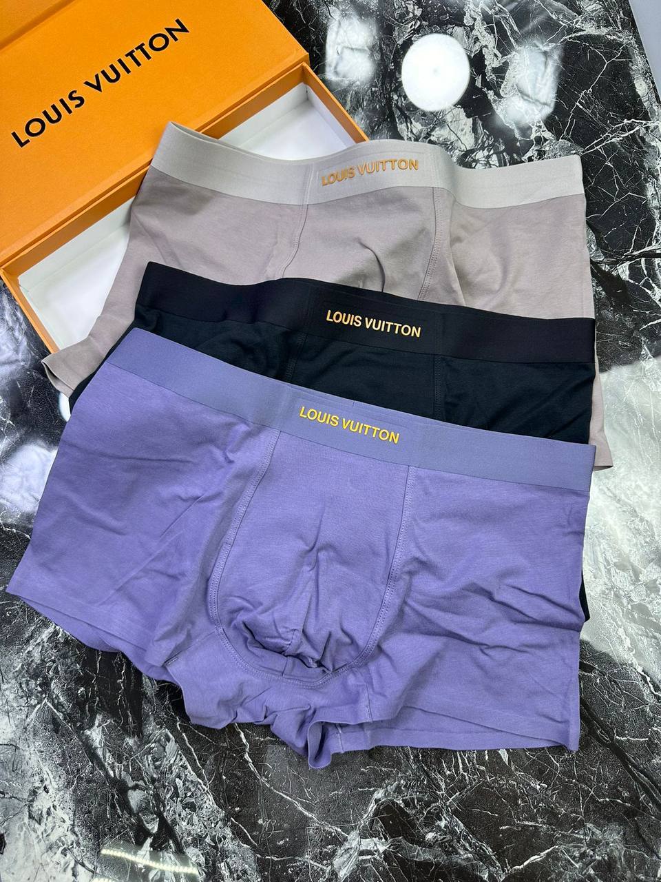 Тройной комплект боксеров Louis Vuitton BP-40869 Тройной комплект боксеров Louis Vuitton BP-40869