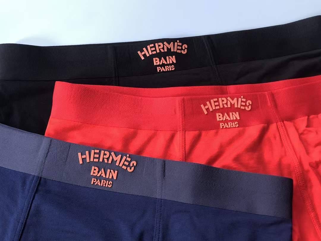 Набор с логотипом Hermes боксеров BP-37769 Набор с логотипом Hermes боксеров BP-37769