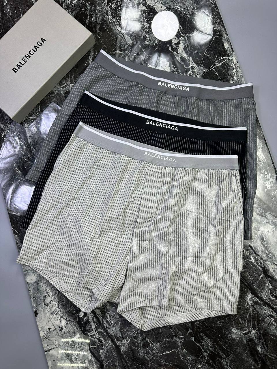 Тройной комплект повседневных боксеров Balenciaga BP-40864 Тройной комплект повседневных боксеров Balenciaga BP-40864