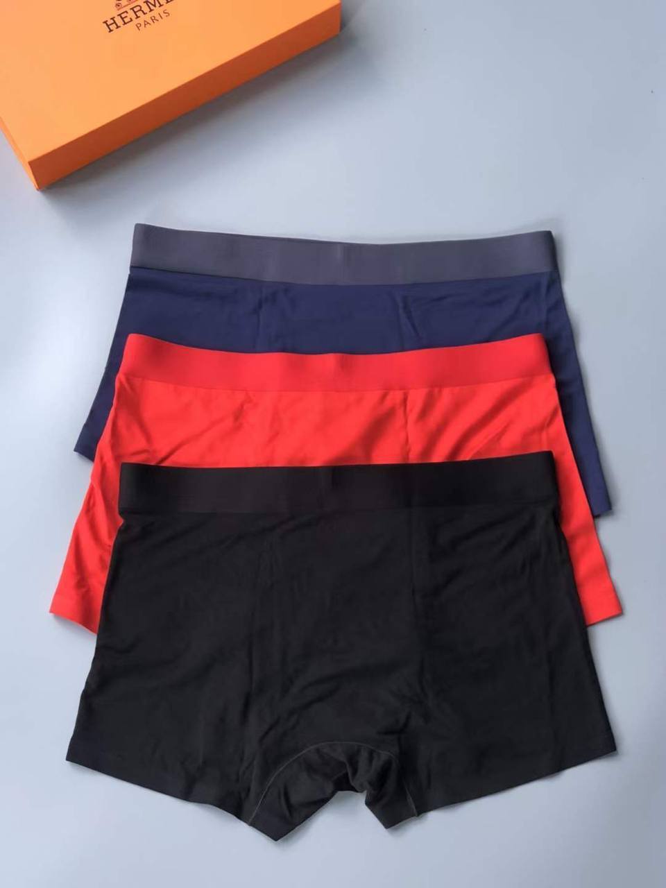 Набор с логотипом Hermes боксеров BP-37769 Набор с логотипом Hermes боксеров BP-37769