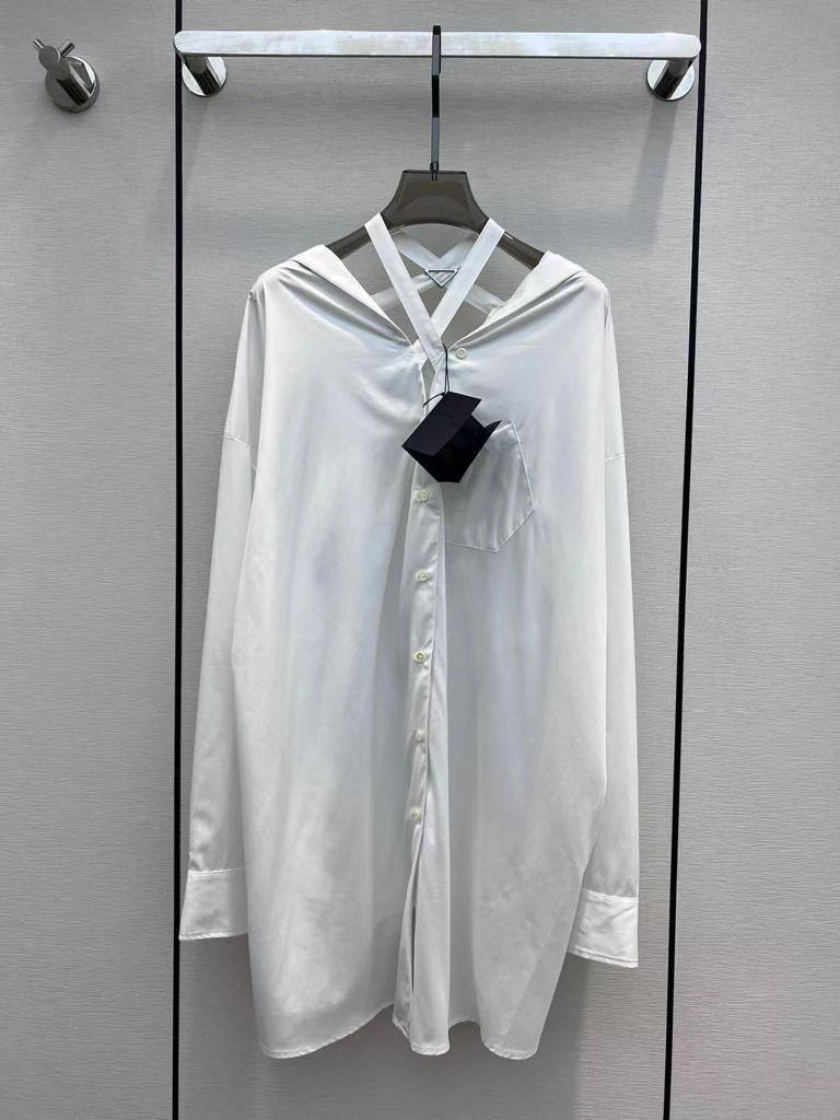 Премиум рубашка Prada BP-33126 Премиум рубашка Prada BP-33126