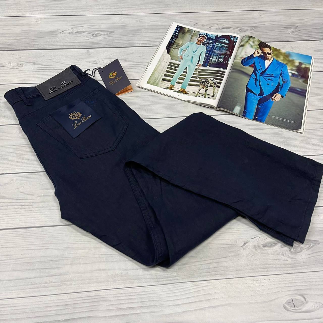 Брюки стильные Loro Piana BP-15856 Брюки стильные Loro Piana BP-15856