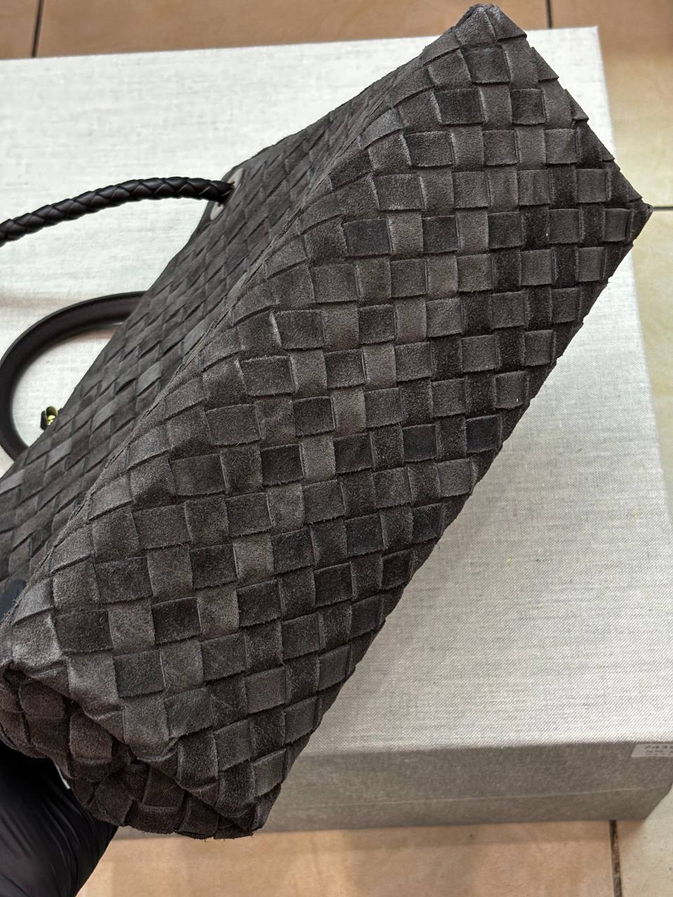 Сумка черная плетенная Bottega Veneta BP-322749 Сумка черная плетенная Bottega Veneta BP-322749