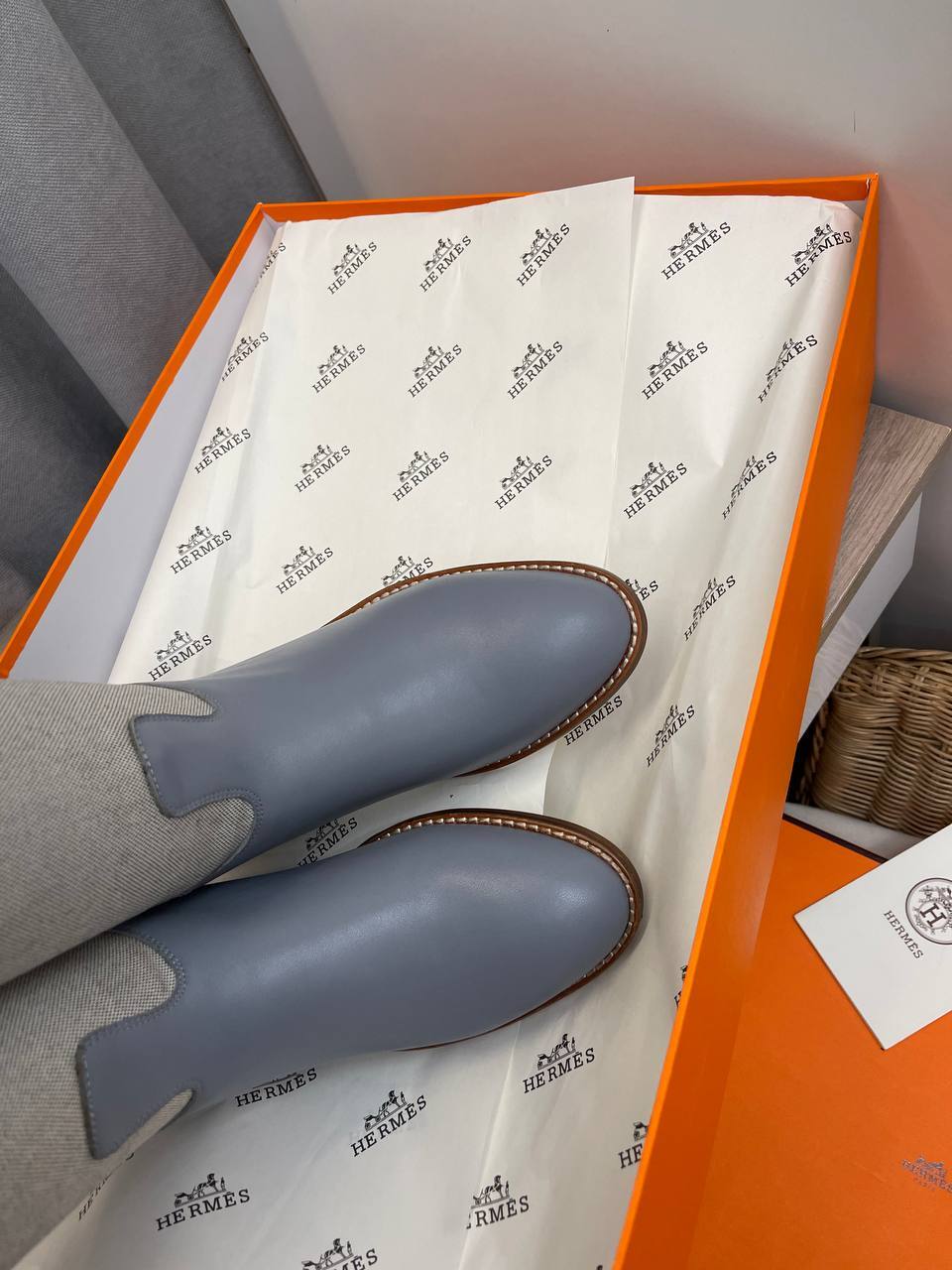 Повседневные сапоги Hermes BP-41688 Повседневные сапоги Hermes BP-41688