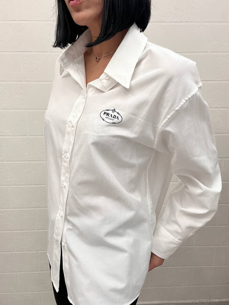 Рубашка повседневная Prada BP-53343 Рубашка повседневная Prada BP-53343