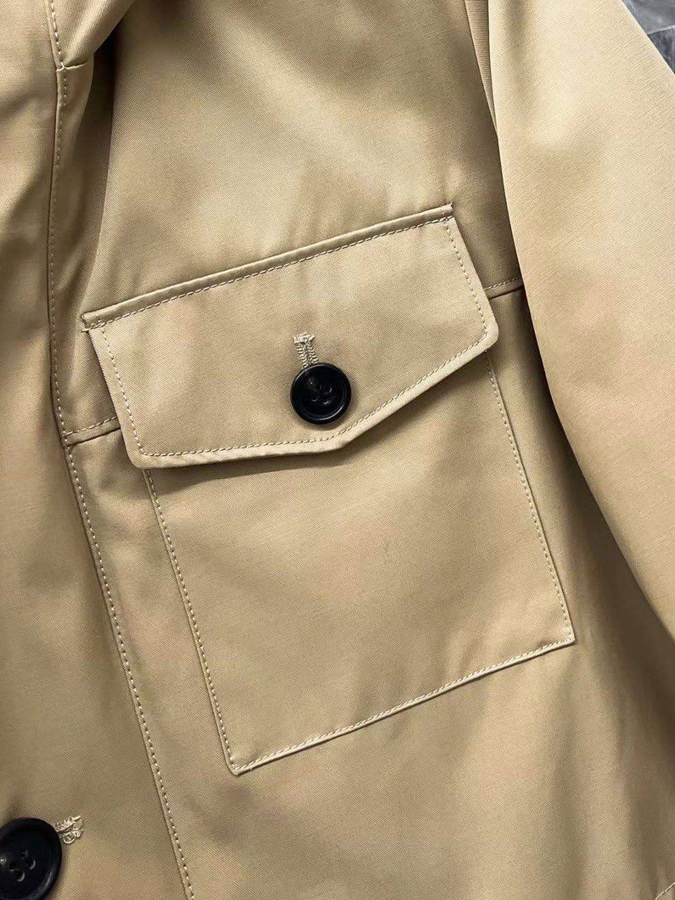 Утепленное бежевое пальто Burberry BP-23904 Утепленное бежевое пальто Burberry BP-23904