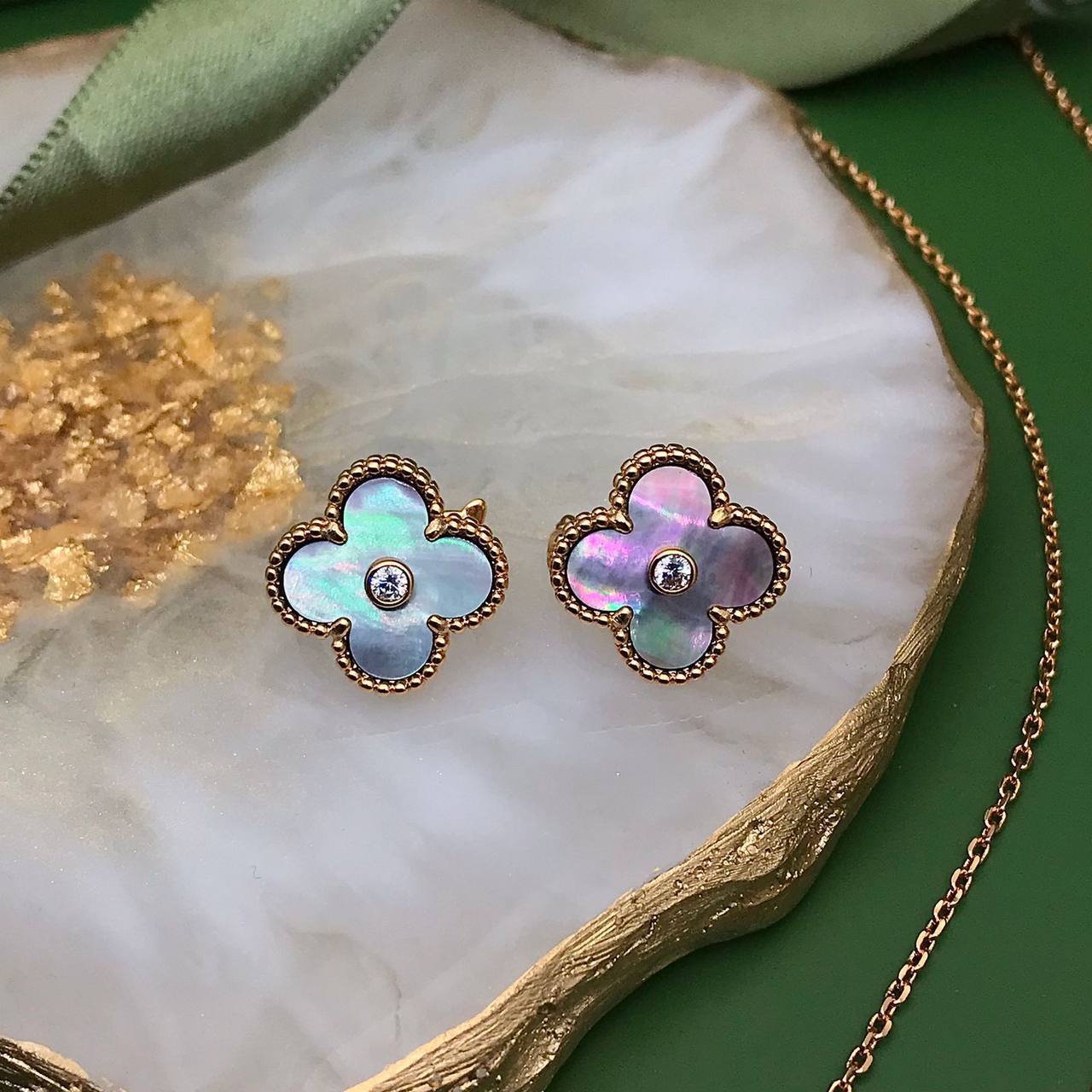 Серьги премиум Van Cleef BP-30836 Серьги премиум Van Cleef BP-30836