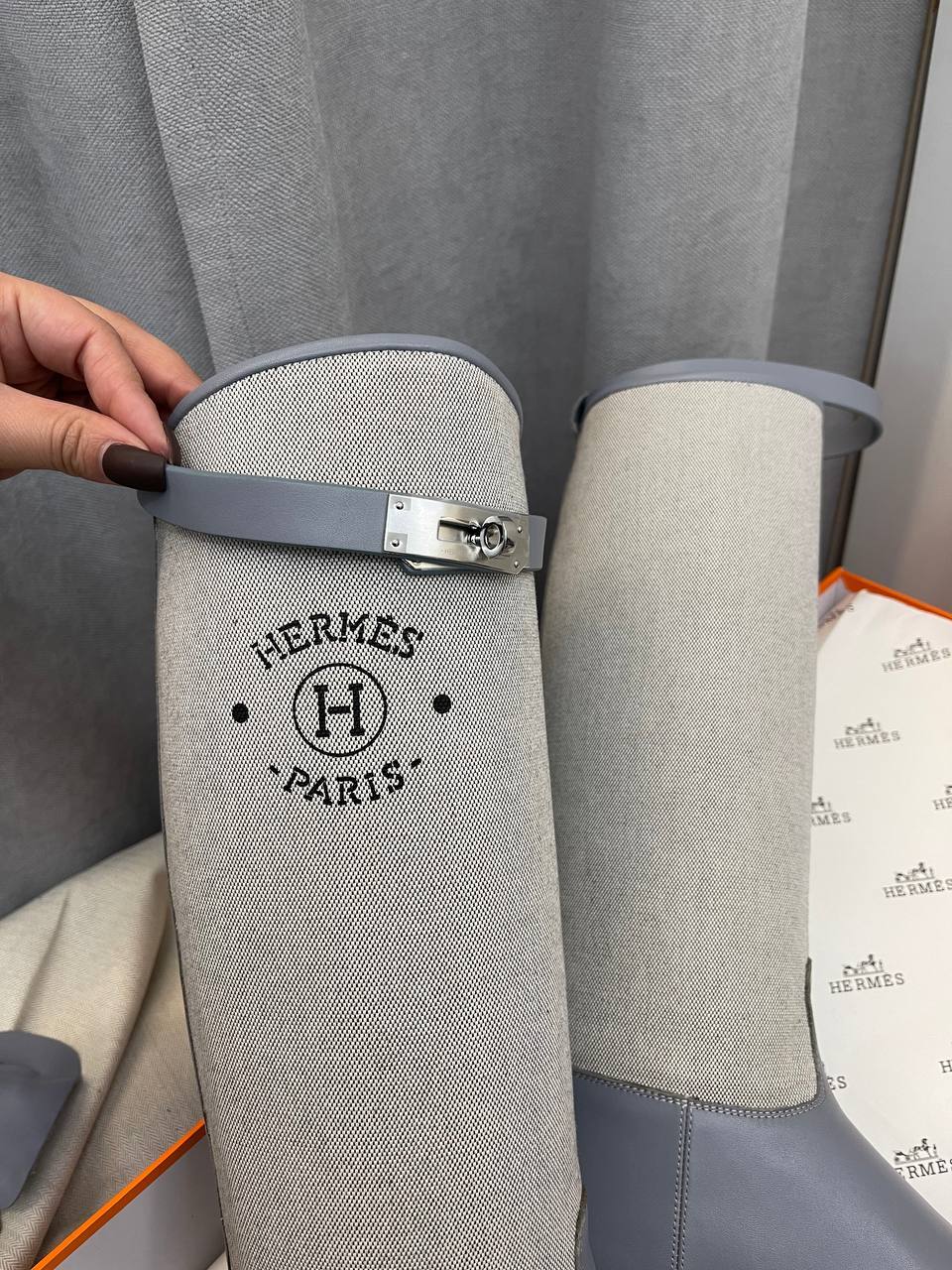 Повседневные сапоги Hermes BP-41688 Повседневные сапоги Hermes BP-41688