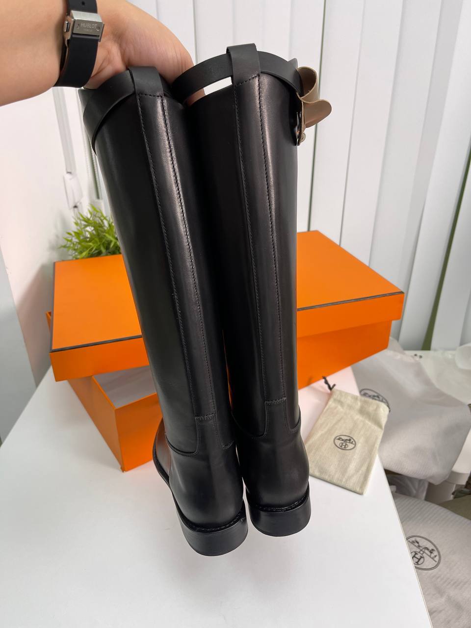 Дизайнерские сапоги Hermes BP-22899 Дизайнерские сапоги Hermes BP-22899