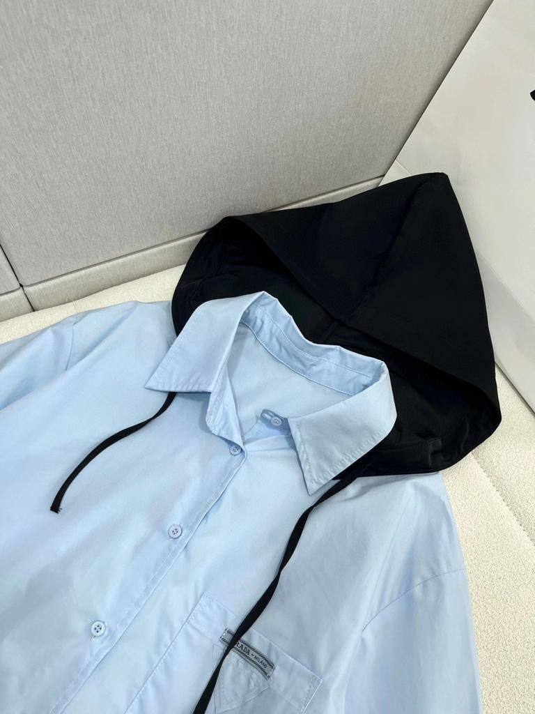 Премиум рубашка Prada BP-18871 Премиум рубашка Prada BP-18871