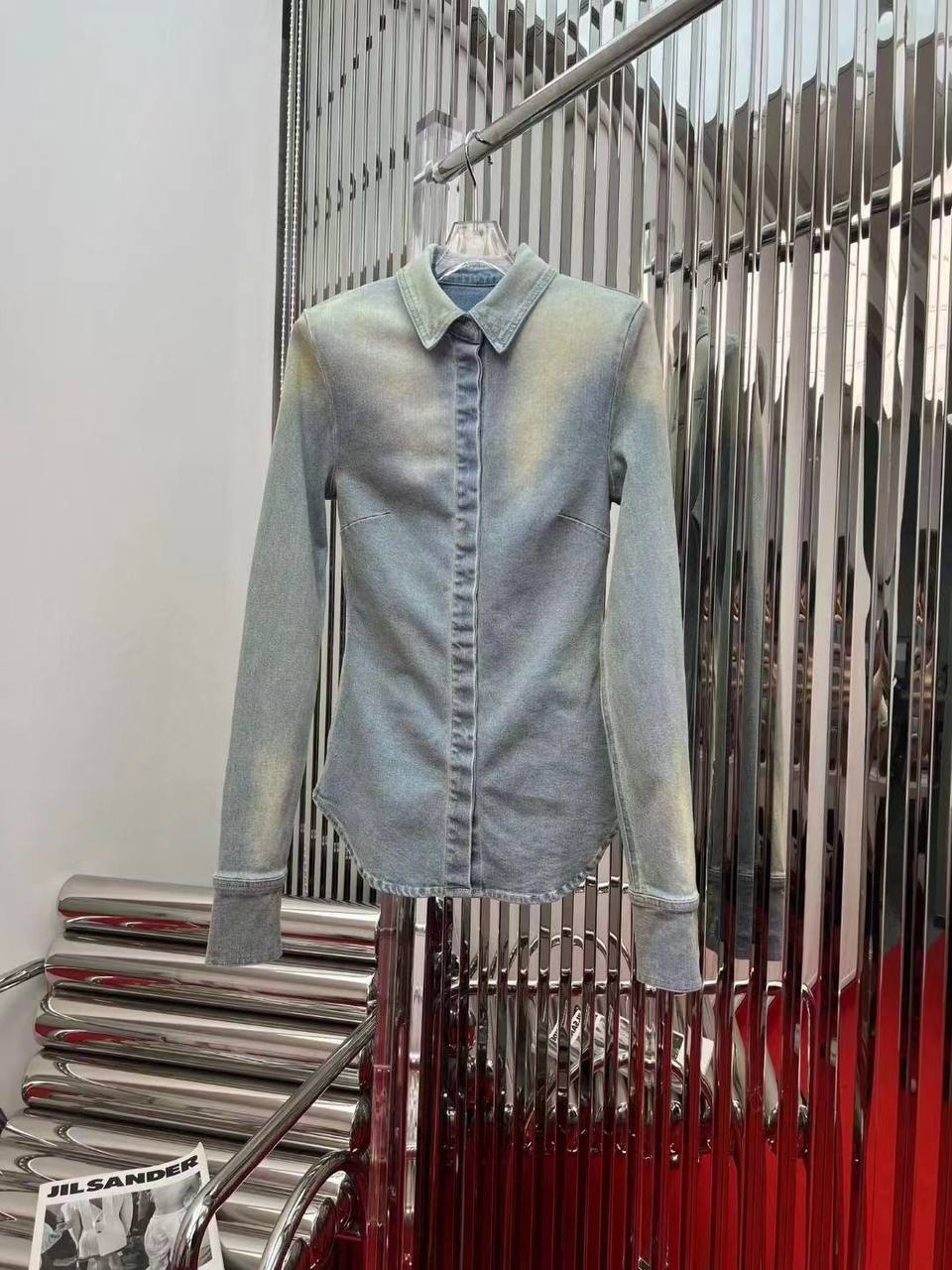 Трендовая рубашка Alexander Wang BP-14506 Трендовая рубашка Alexander Wang BP-14506