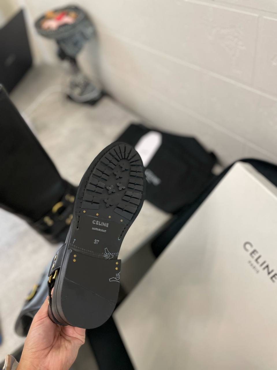 Трендовые сапоги Celine BP-40958 Трендовые сапоги Celine BP-40958