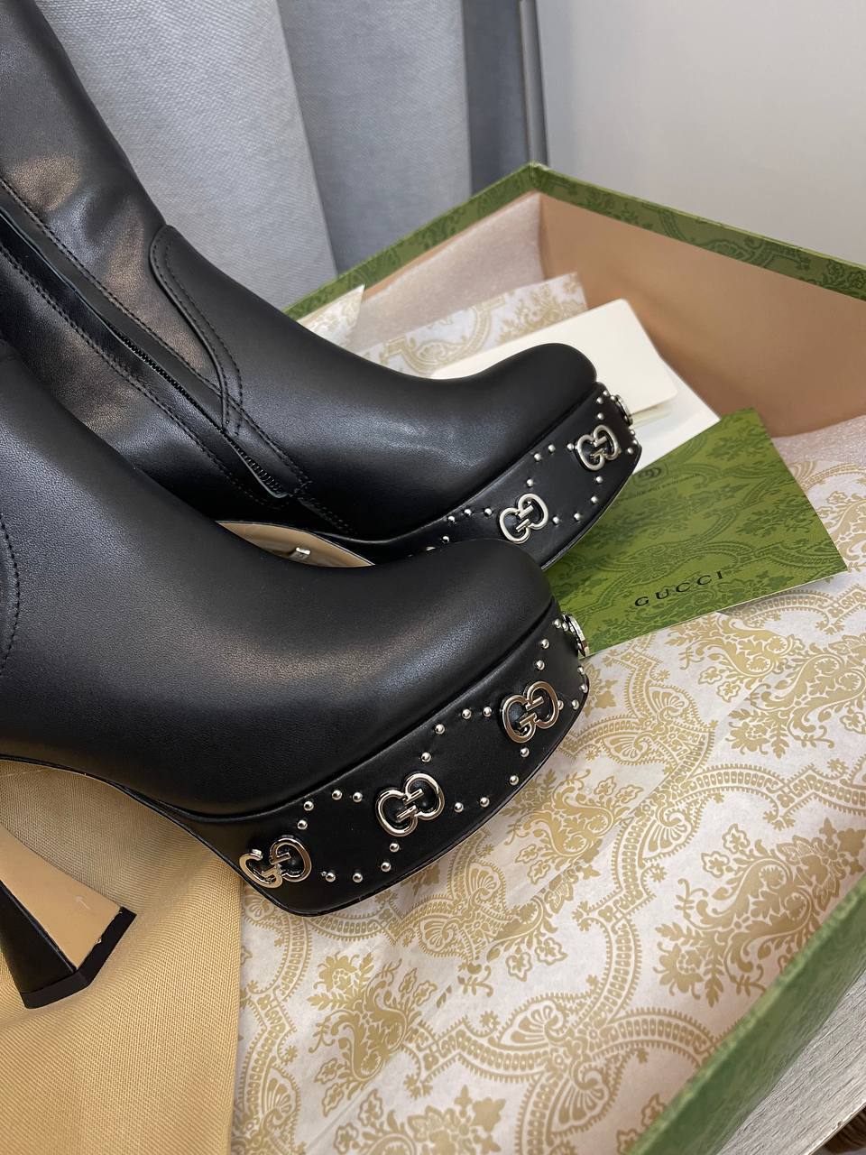 Коллекционные сапоги Gucci BP-42645 Коллекционные сапоги Gucci BP-42645