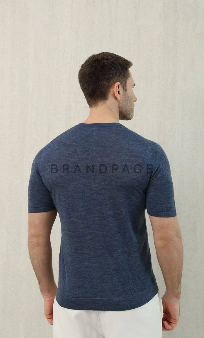 Футболка из шелка, кашемира и льна Loro Piana BPLUX12331 Футболка из шелка, кашемира и льна Loro Piana BPLUX12331