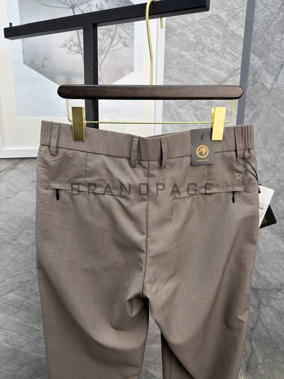 Брюки из хлопка Stefano Ricci BPLUX13043