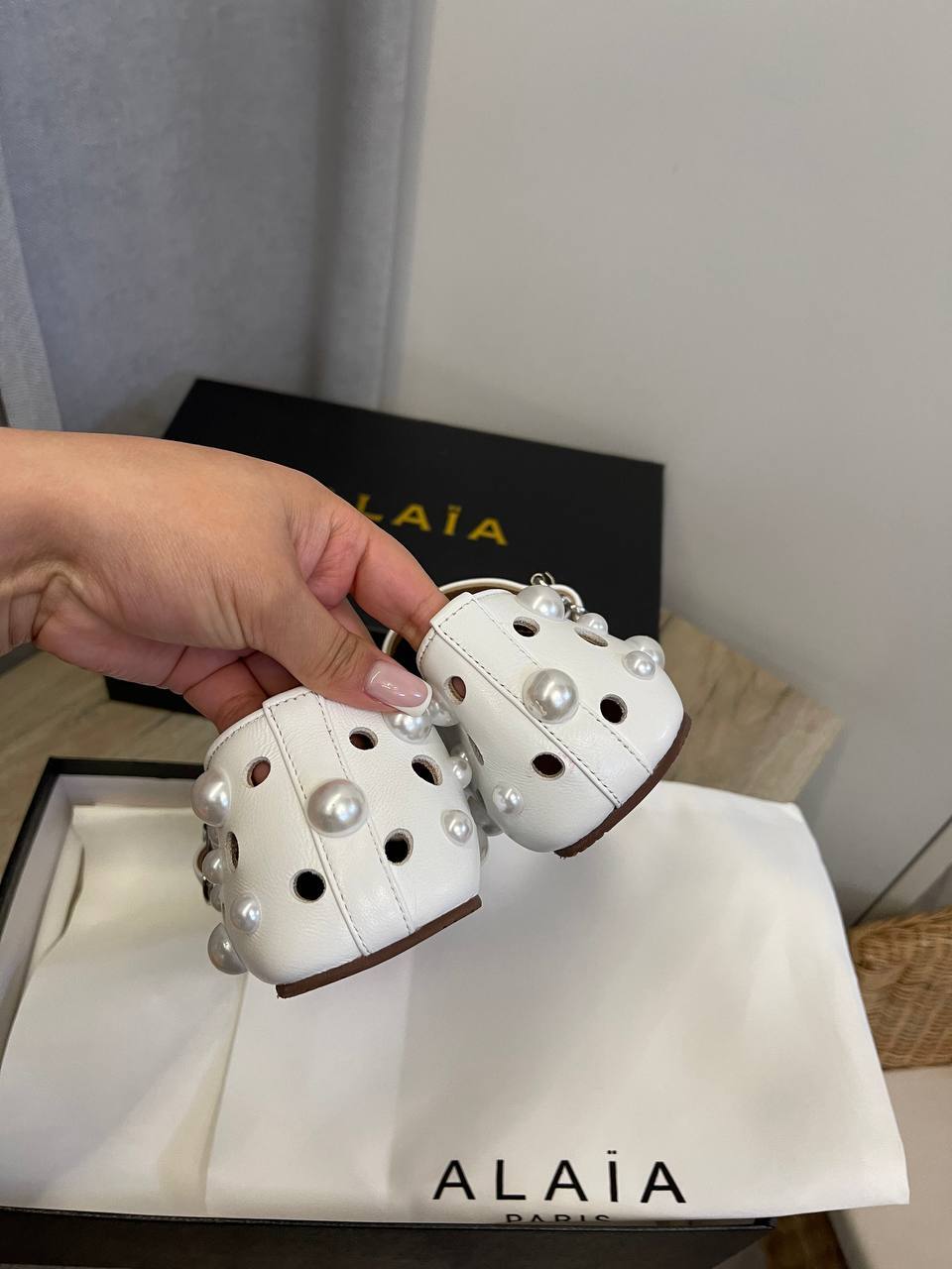 Дизайнерские балетки Alaia BP-53571 Дизайнерские балетки Alaia BP-53571