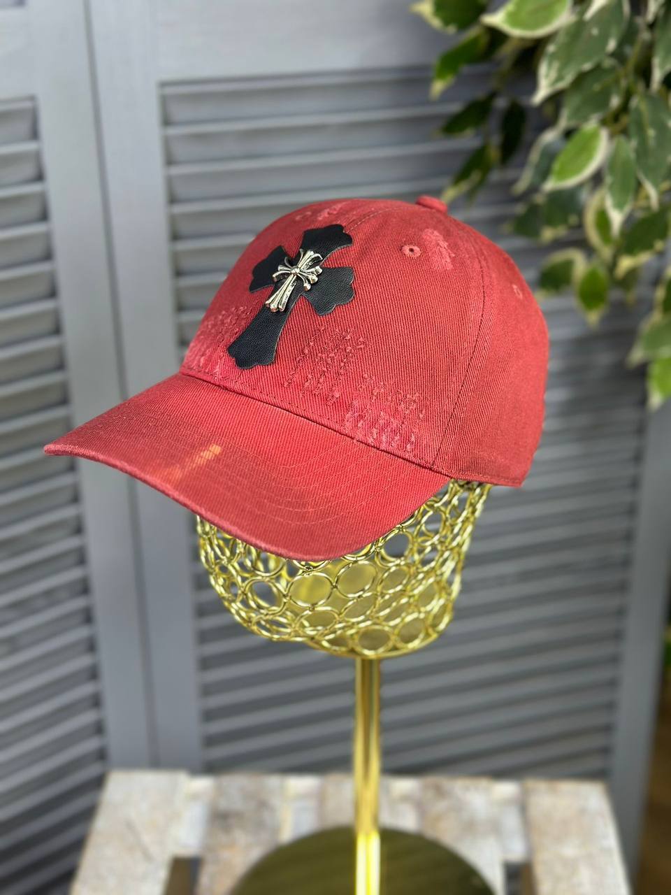 Оригинальная бейсболка Chrome hearts BP-40948 Оригинальная бейсболка Chrome hearts BP-40948