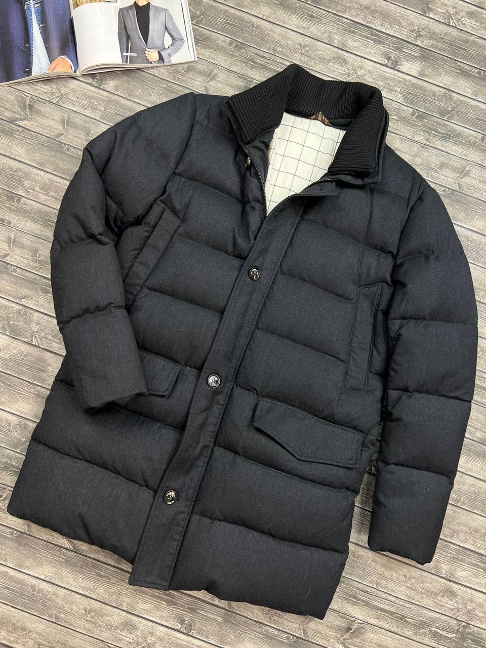 Пуховик Loro Piana BP-45456 утепленный Пуховик Loro Piana BP-45456 утепленный