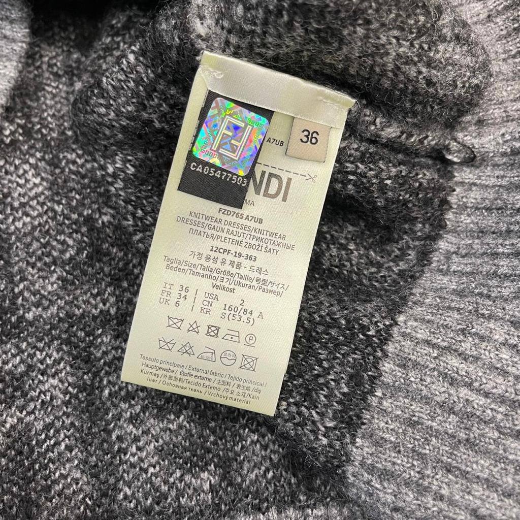 Женский костюм с узором FF кроше Fendi BP-23117 Женский костюм с узором FF кроше Fendi BP-23117