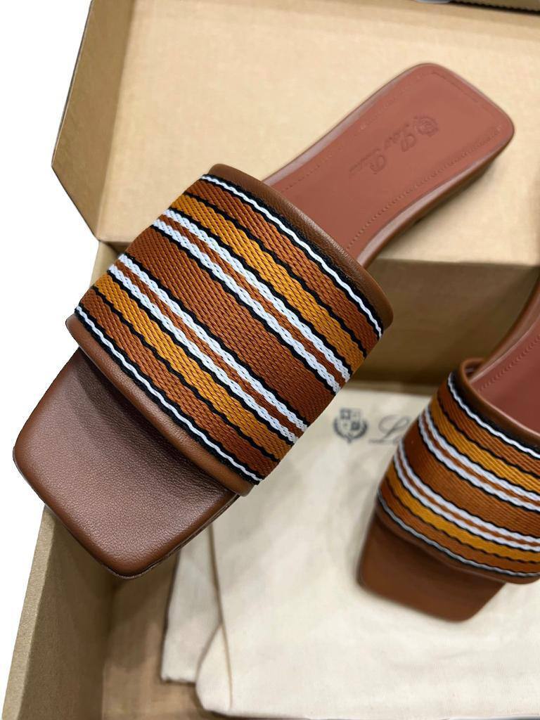 Дизайнерские шлёпанцы Loro Piana BP-31328 Дизайнерские шлёпанцы Loro Piana BP-31328