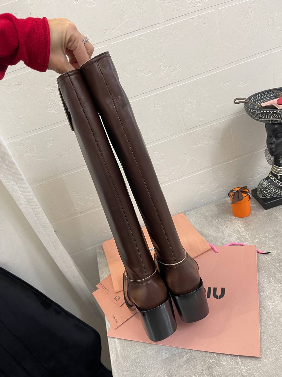 Повседневные сапоги Miu Miu BP-42133 Повседневные сапоги Miu Miu BP-42133