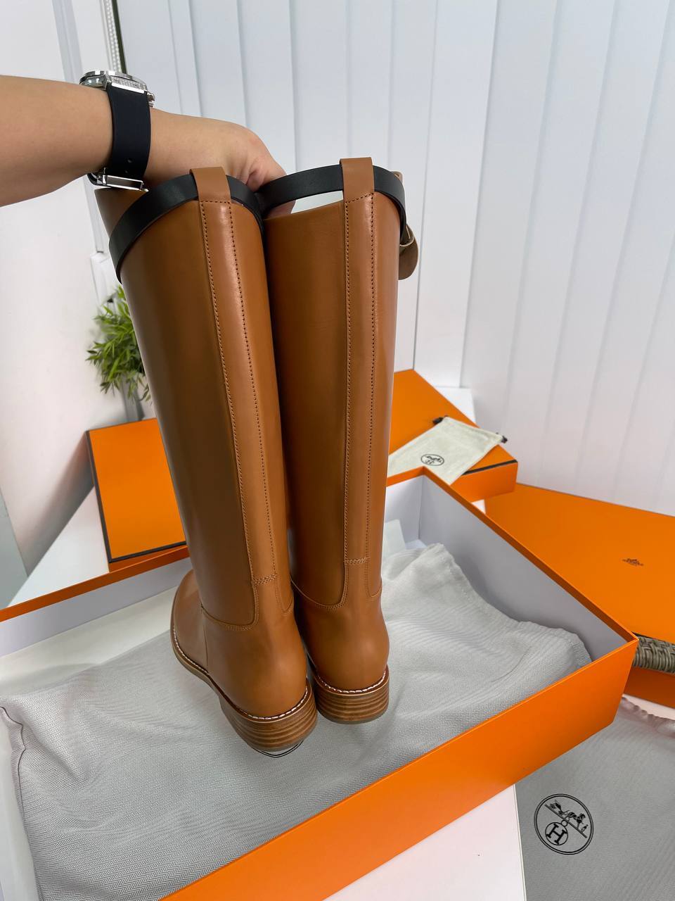 Коллекционные сапоги Hermes BP-22679 Коллекционные сапоги Hermes BP-22679