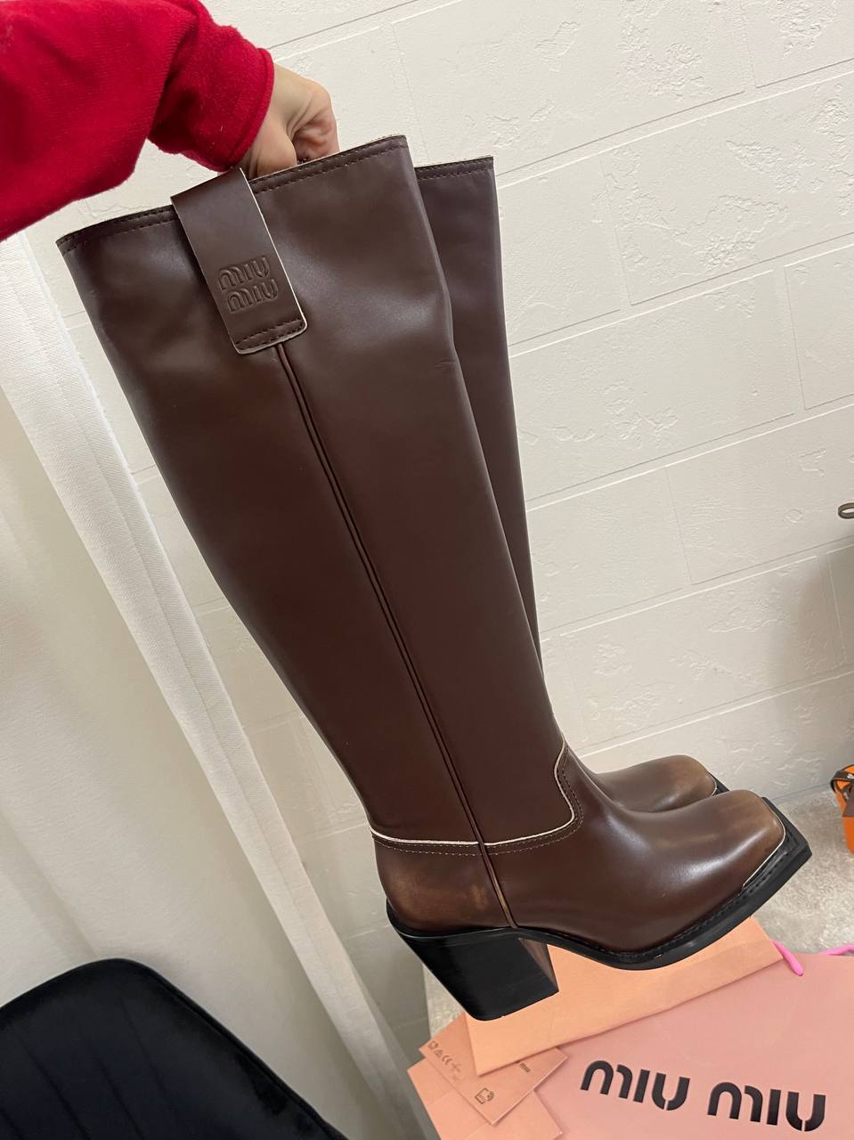 Повседневные сапоги Miu Miu BP-42133 Повседневные сапоги Miu Miu BP-42133