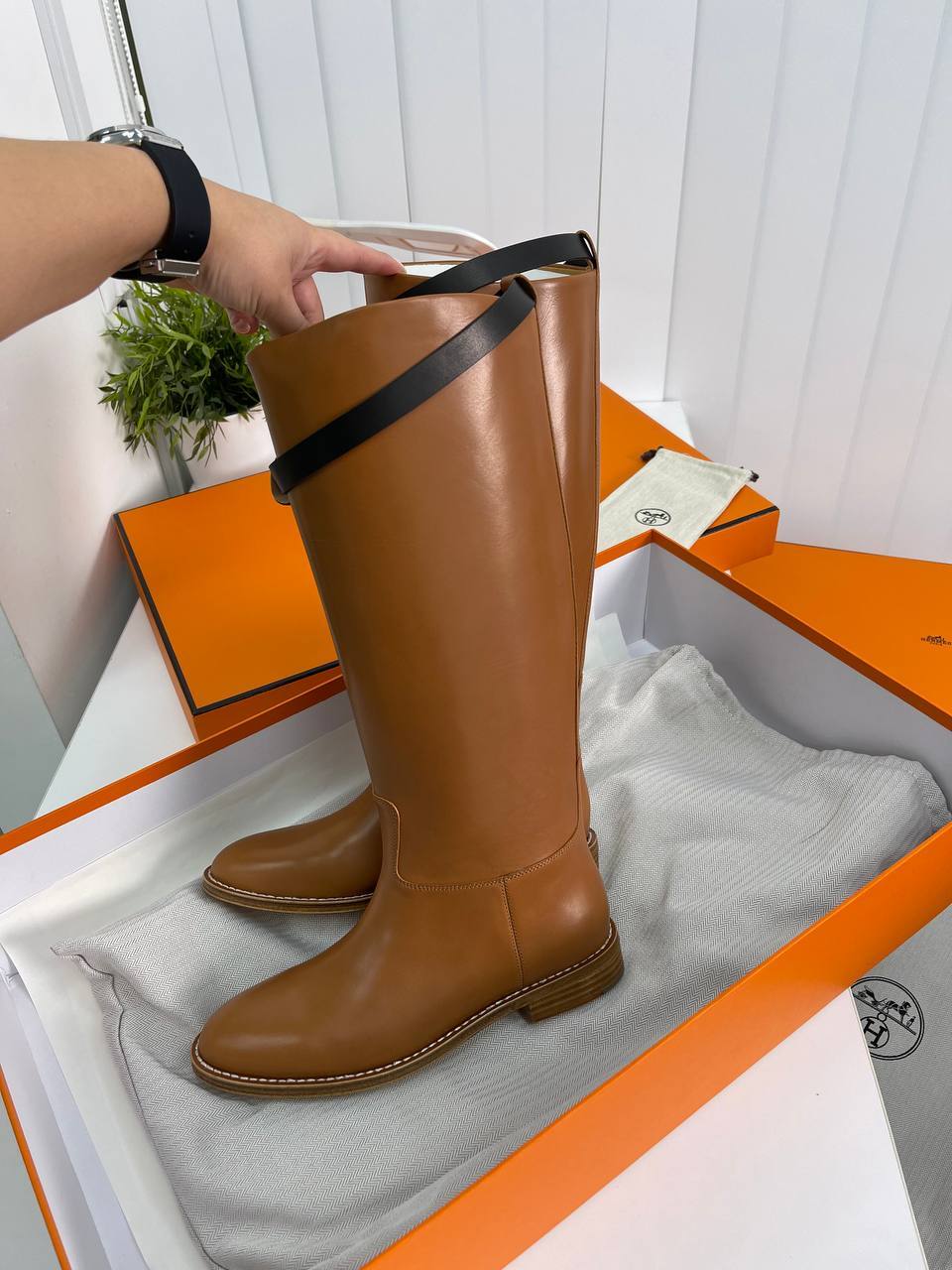 Коллекционные сапоги Hermes BP-22679 Коллекционные сапоги Hermes BP-22679