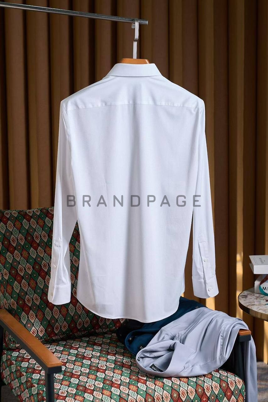 Рубашка из хлопка Zegna BPLUX5380 Рубашка из хлопка Zegna BPLUX5380