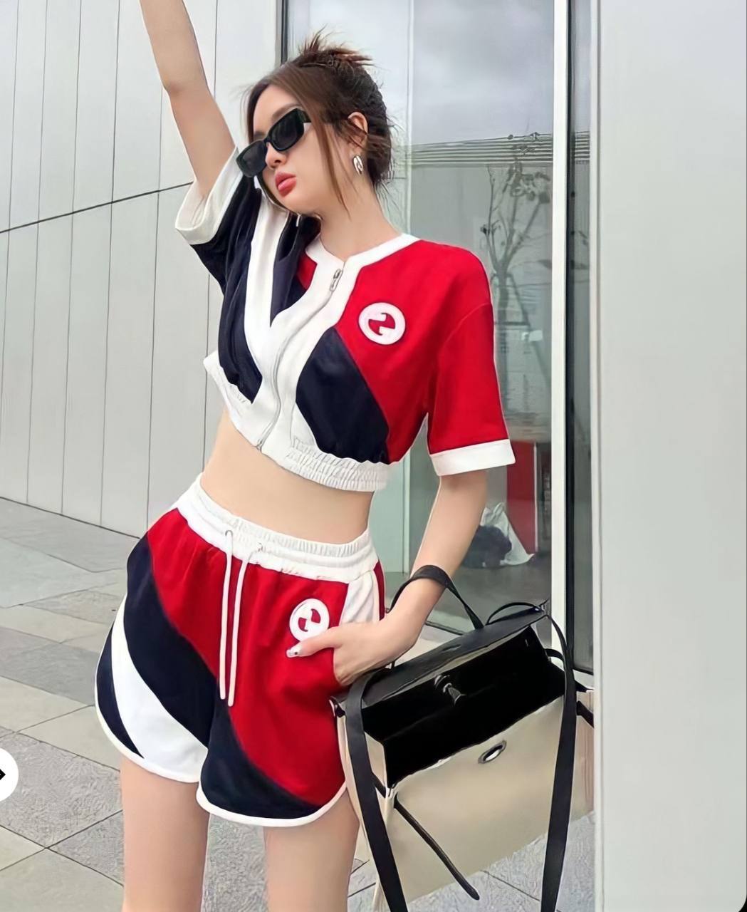 Костюм Gucci женский BP-35357 трендовый Костюм Gucci женский BP-35357 трендовый