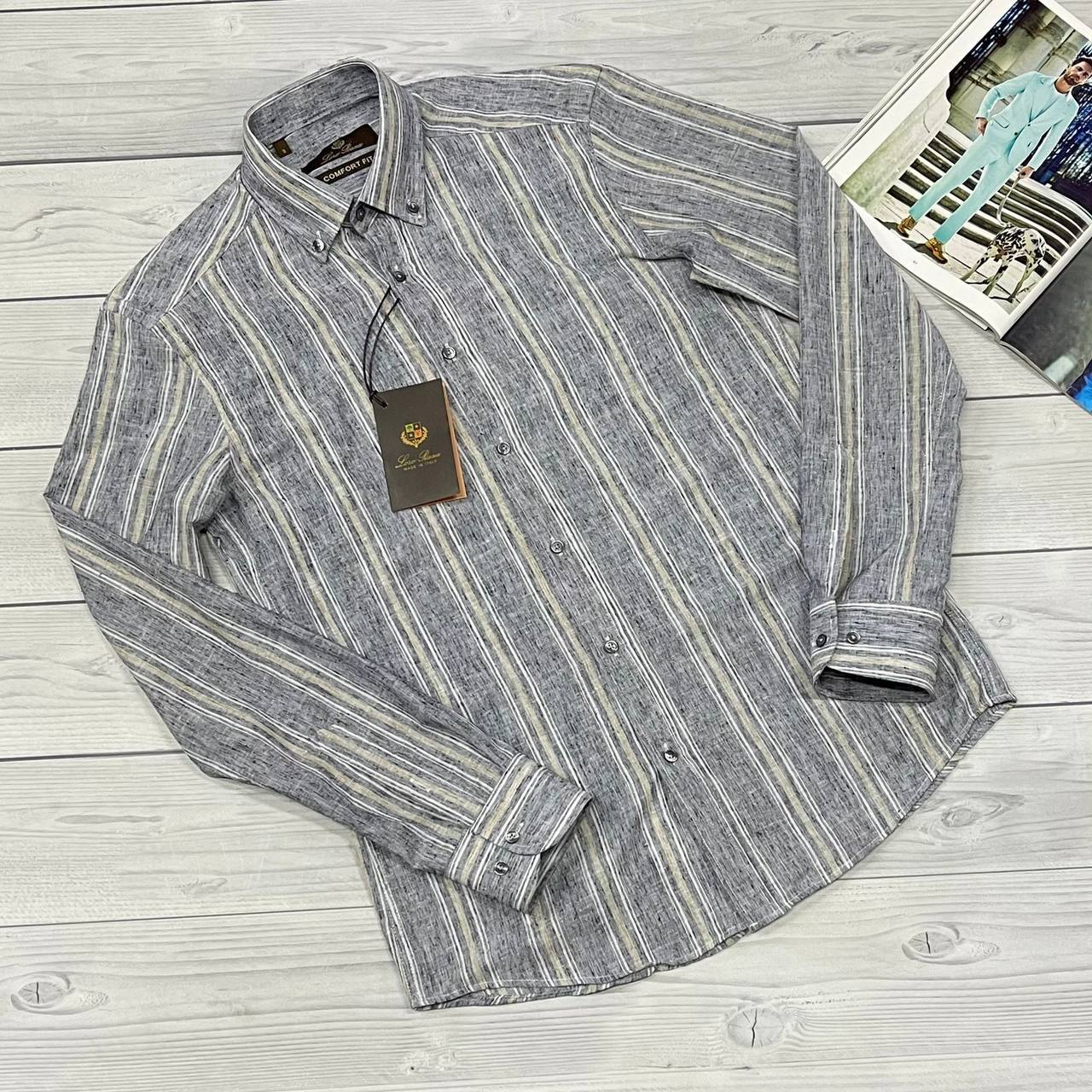 Элегантная рубашка Loro Piana BP-15848 Элегантная рубашка Loro Piana BP-15848