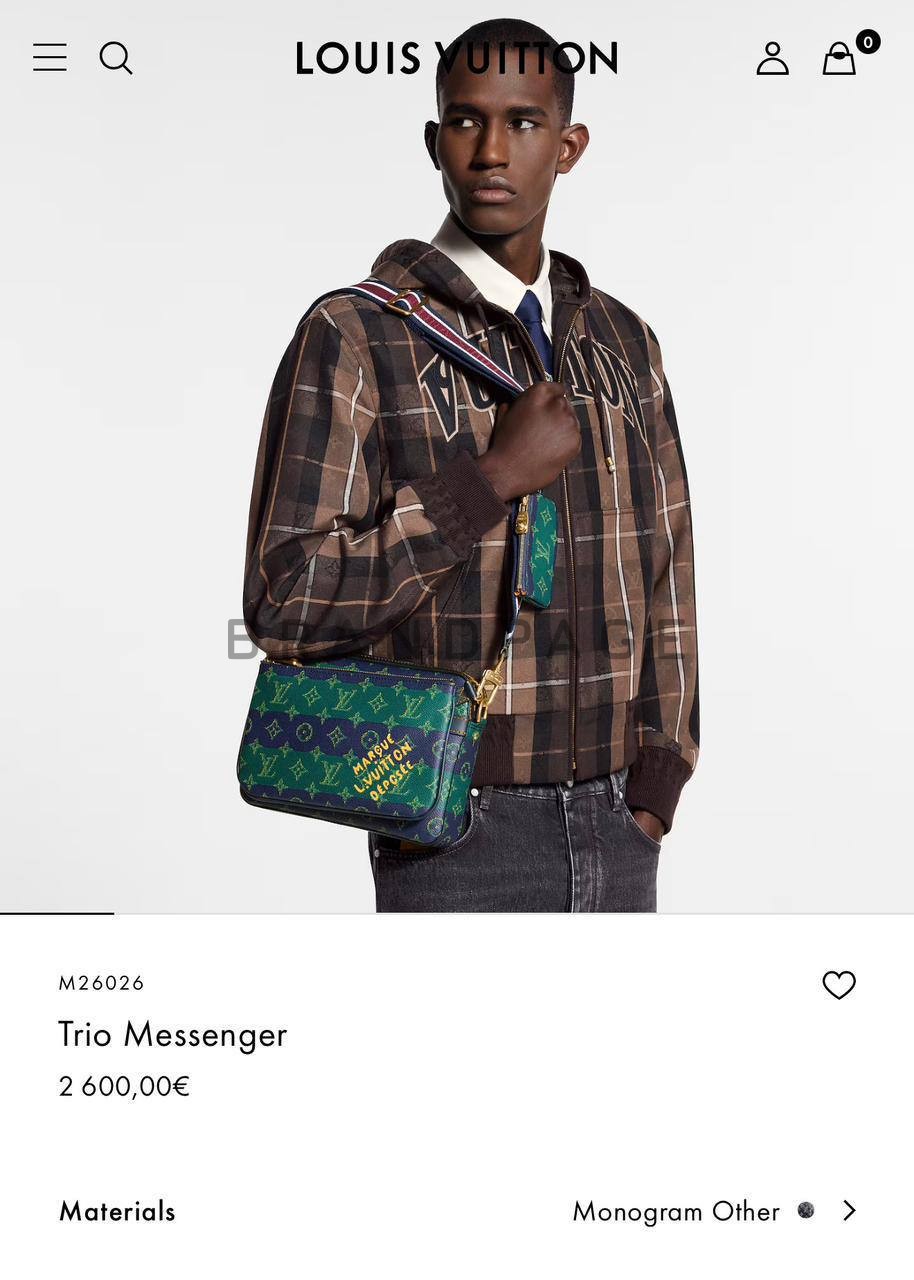 Клатч из вощенной канвы Louis Vuitton BPLUX13193