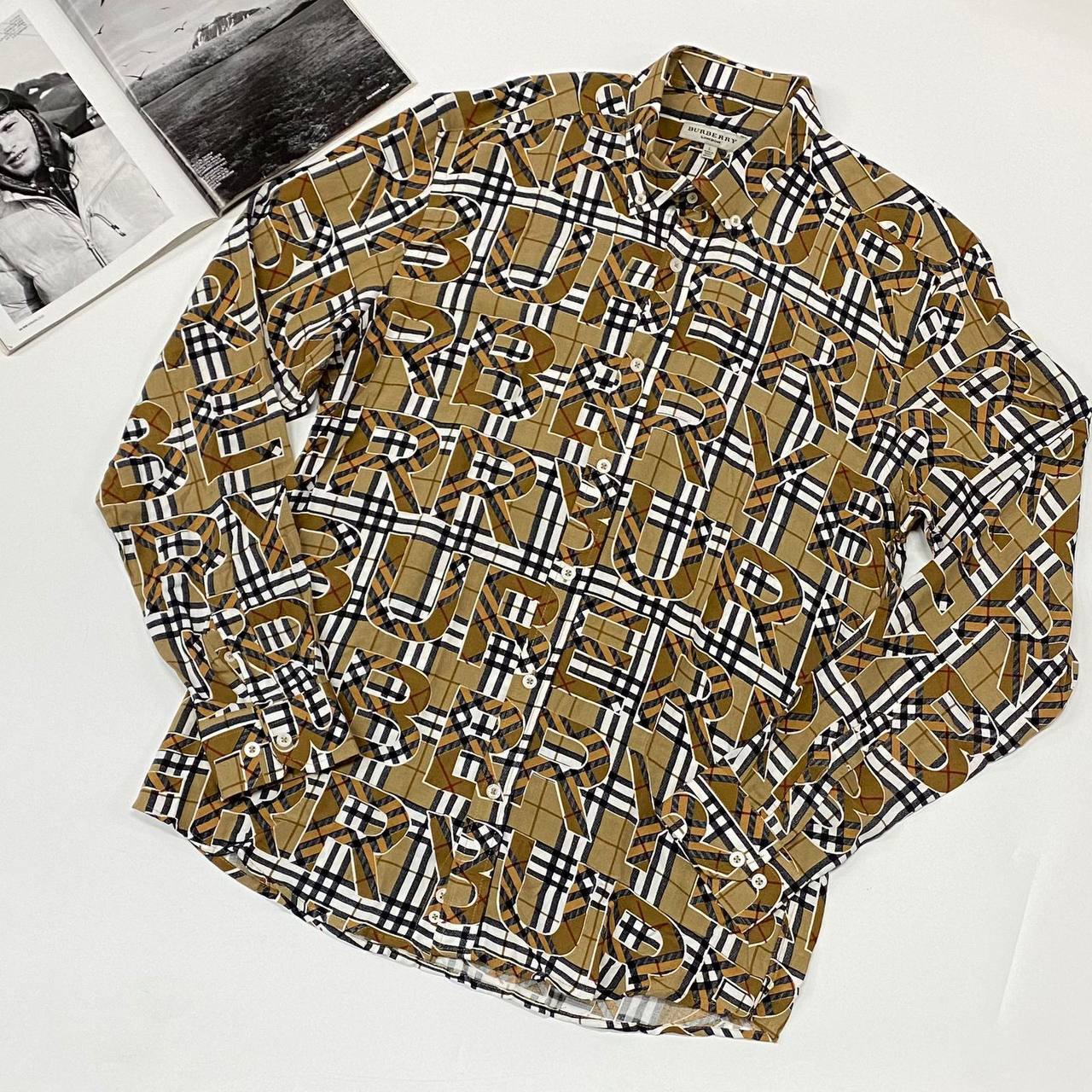 Рубашка премиальная Burberry BP-15265 Рубашка премиальная Burberry BP-15265