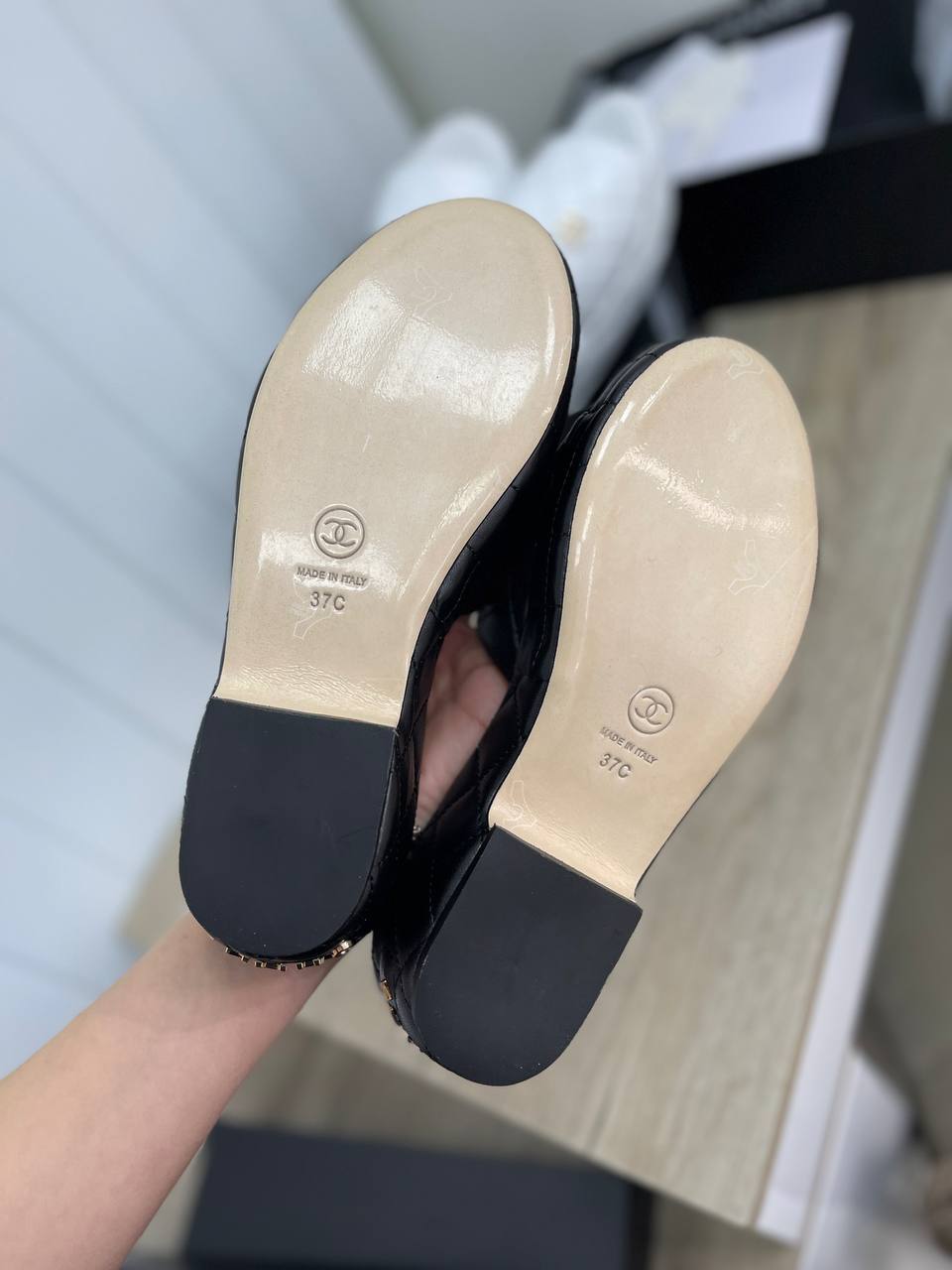 Трендовые шлепанцы Chanel BP-31158 Трендовые шлепанцы Chanel BP-31158