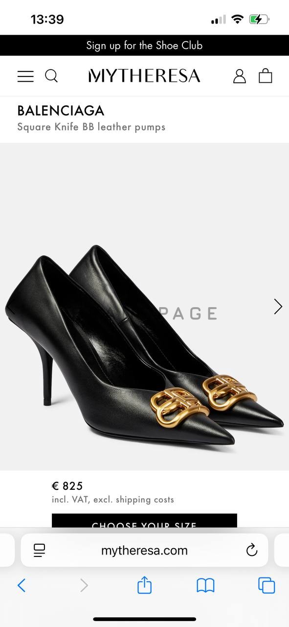 Женские туфли Balenciaga из кожи BPLUX12578 Женские туфли Balenciaga из кожи BPLUX12578