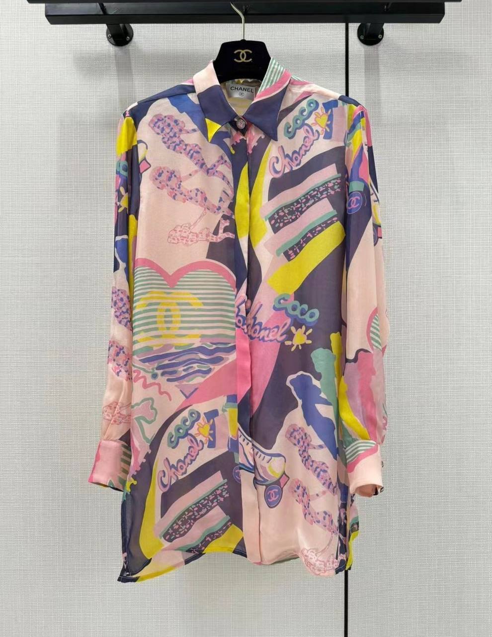 Элитная рубашка Chanel BP-45491 Элитная рубашка Chanel BP-45491