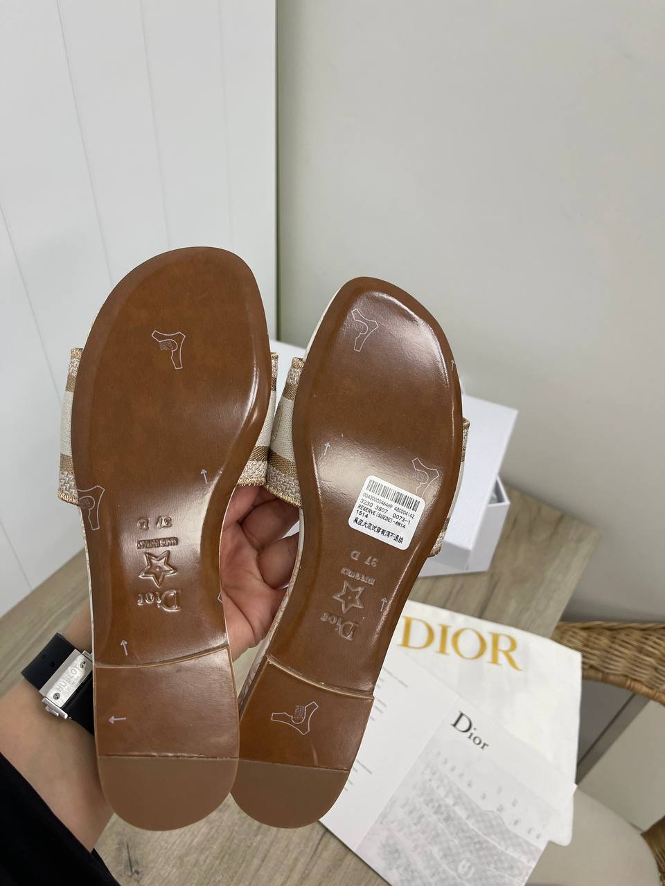 Трендовые шлепанцы Christian Dior BP-32199 Трендовые шлепанцы Christian Dior BP-32199