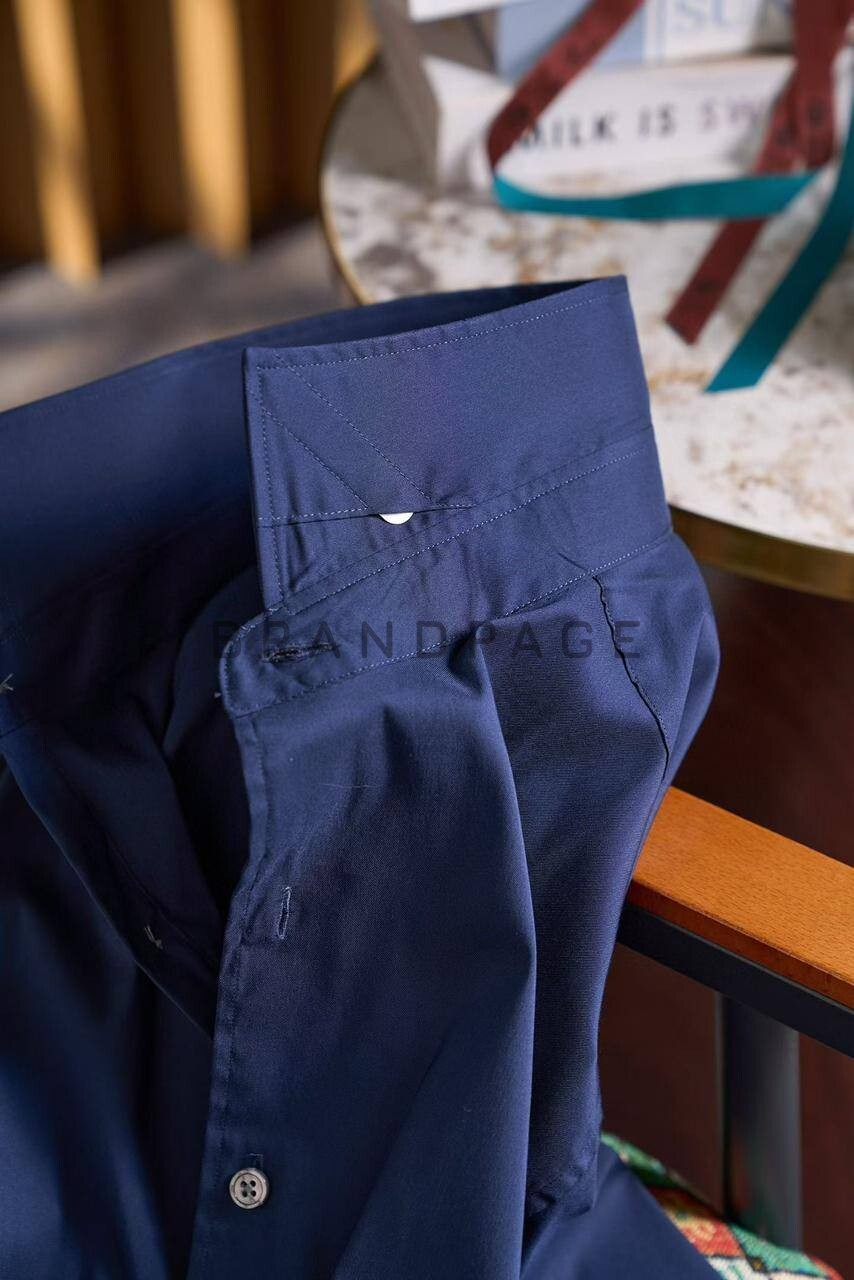 Рубашка хлопковая Zegna BPLUX5389 Рубашка хлопковая Zegna BPLUX5389