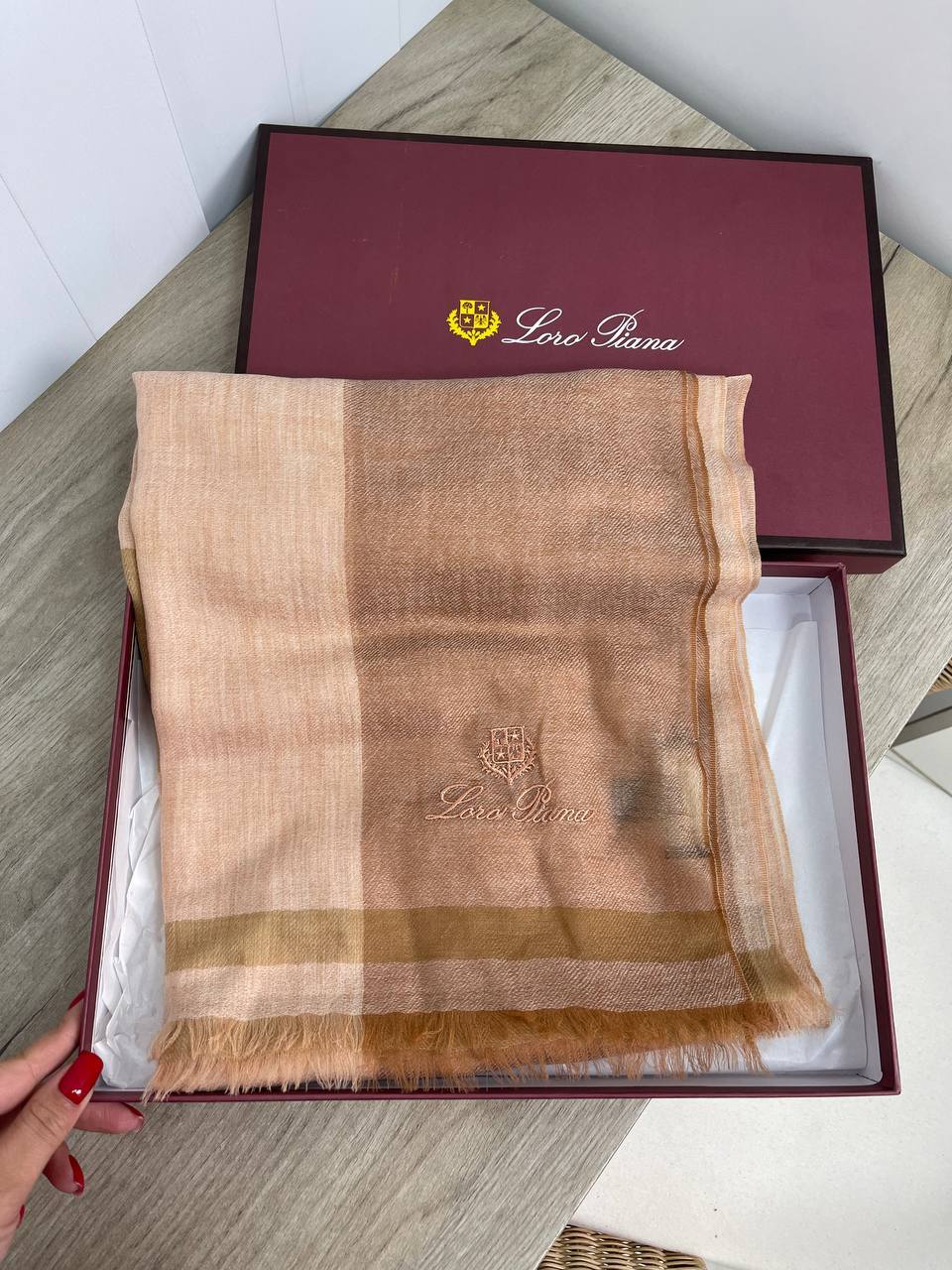 Повседневный палантин Loro Piana BP-20758 Повседневный палантин Loro Piana BP-20758