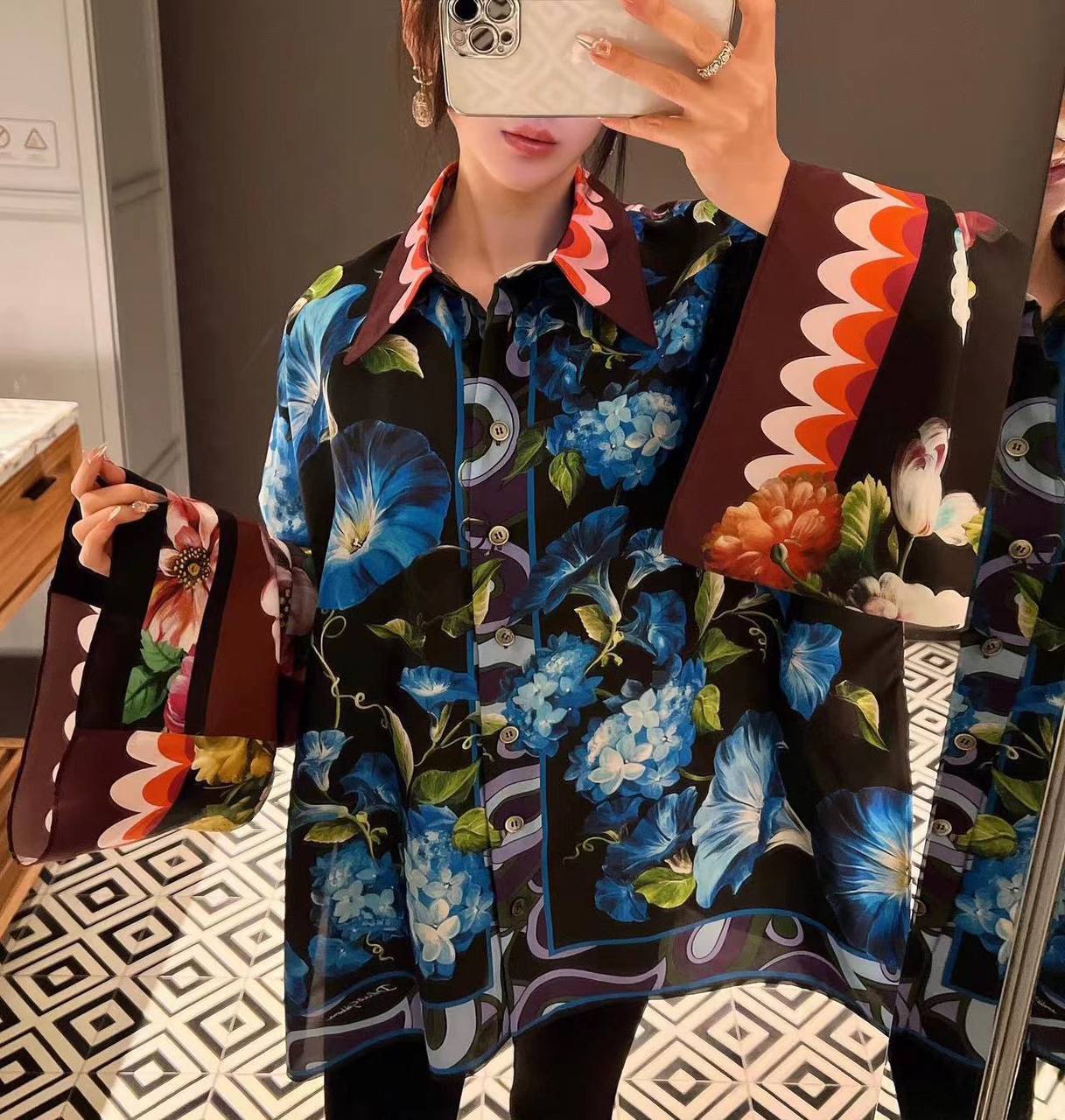 Трендовая рубашка Dolce & Gabbana BP-45410 Трендовая рубашка Dolce & Gabbana BP-45410