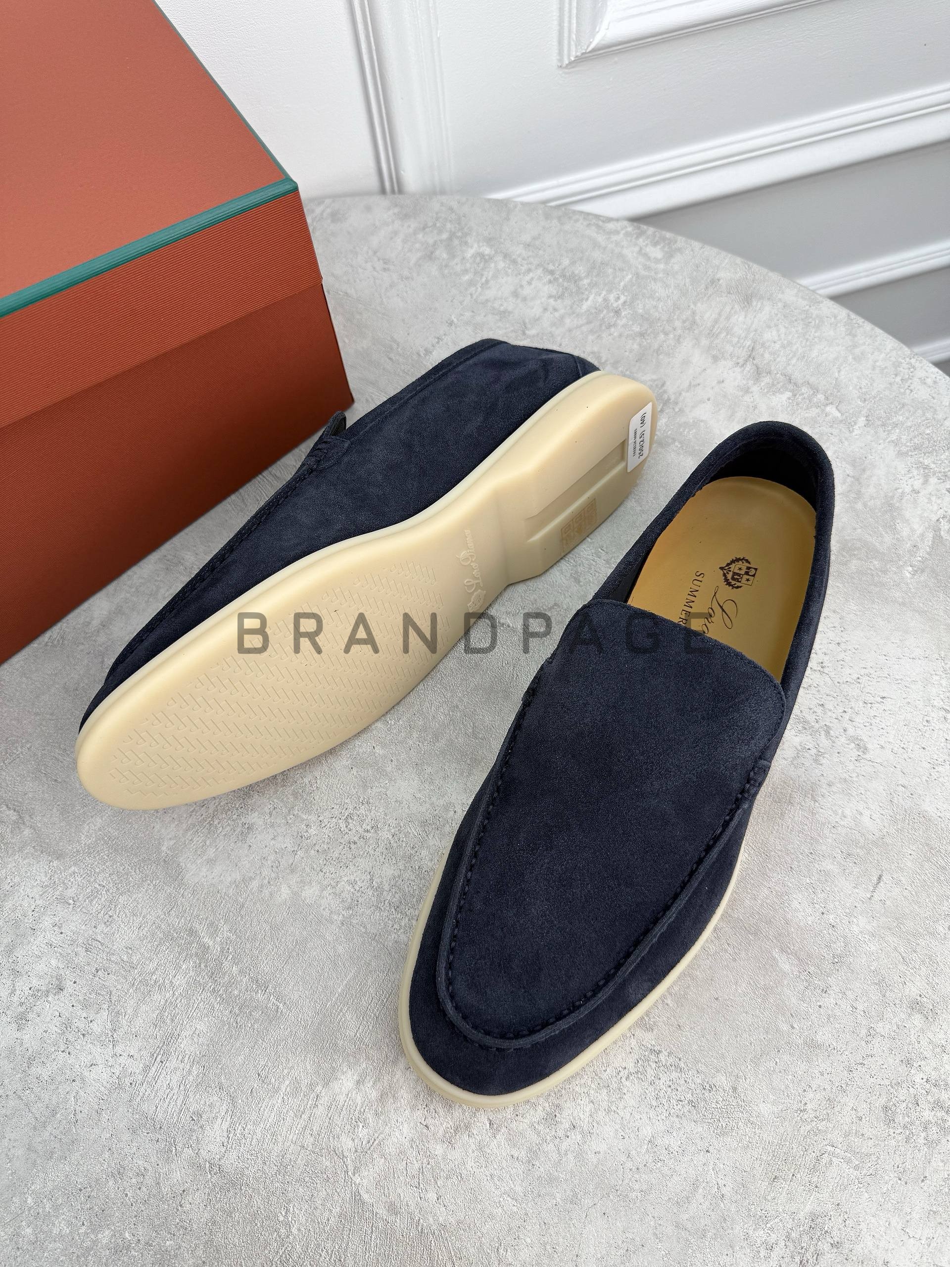 Лоферы из натуральной кожи Loro Piana BPLUX12482 Лоферы из натуральной кожи Loro Piana BPLUX12482