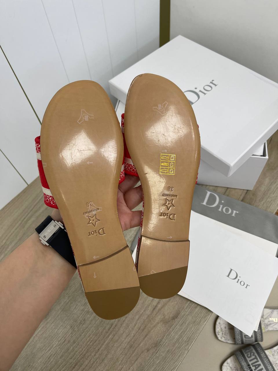Christian Dior BP-34773 люкс шлепанцы Christian Dior BP-34773 люкс шлепанцы