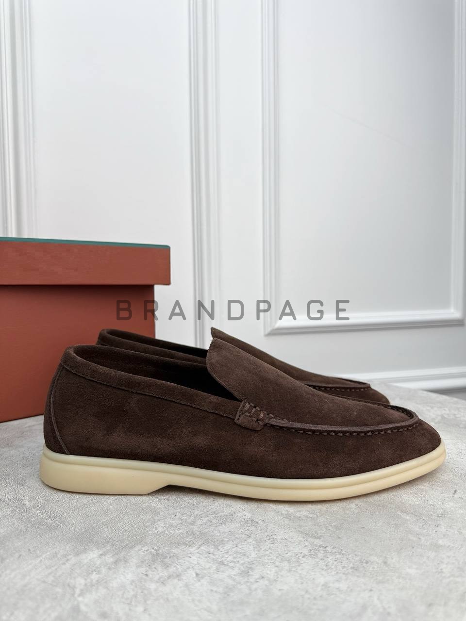 Лоферы из натуральной кожи Loro Piana BPLUX12482 Лоферы из натуральной кожи Loro Piana BPLUX12482